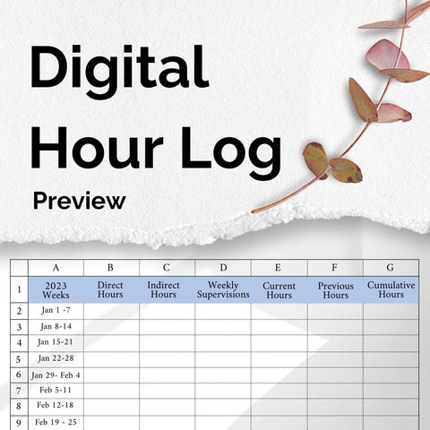 Digital Hour Log